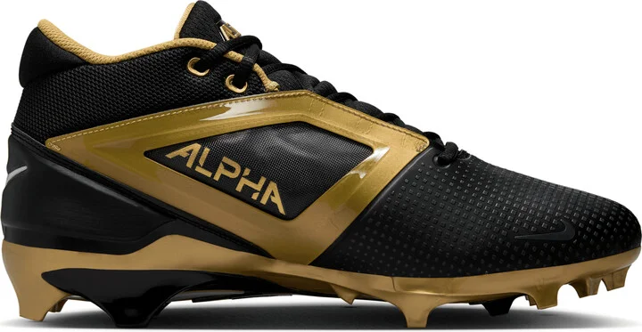 Nike Men's Alpha Menace 4 Pro Football Cleats in Black | FD7037-003 - Image 3