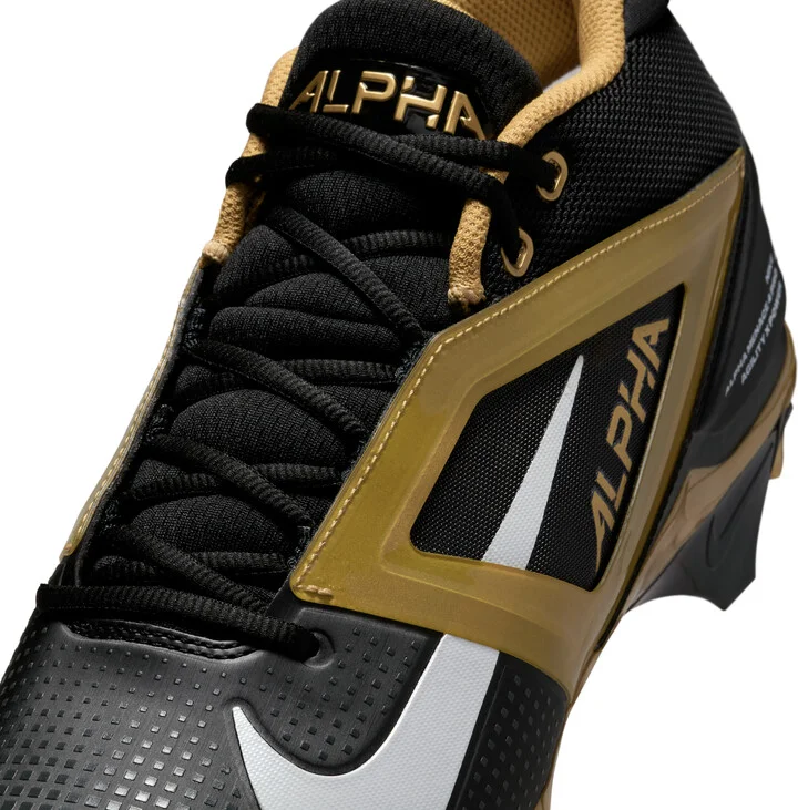 Nike Men's Alpha Menace 4 Pro Football Cleats in Black | FD7037-003 - Image 8