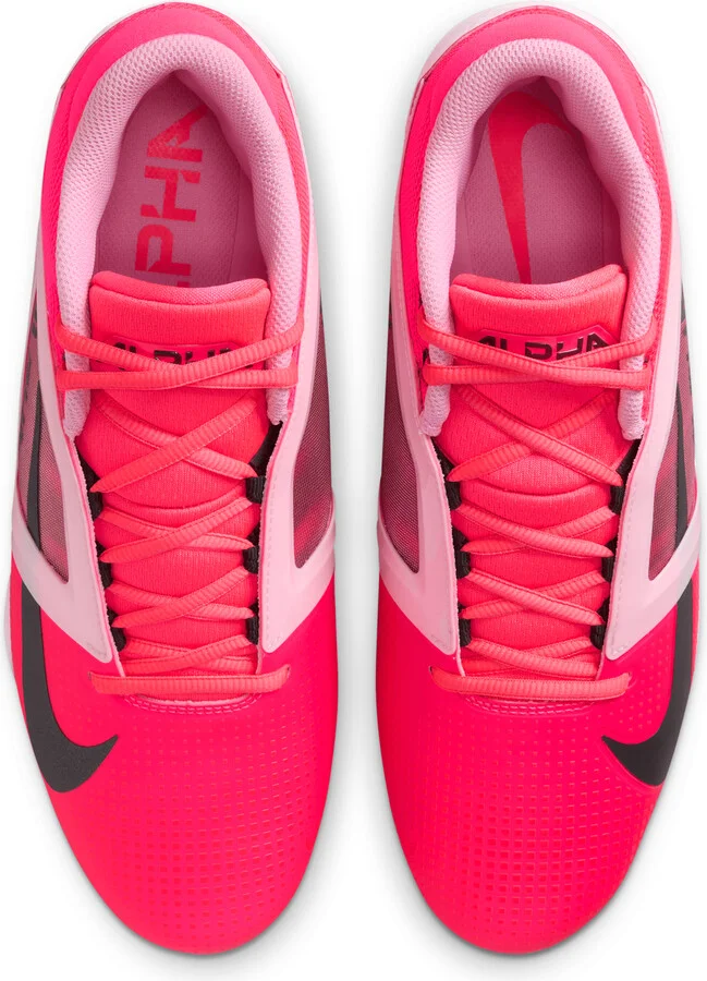 Nike Men's Alpha Menace 4 Pro Football Cleats in Pink | HJ4568-600 - Image 4