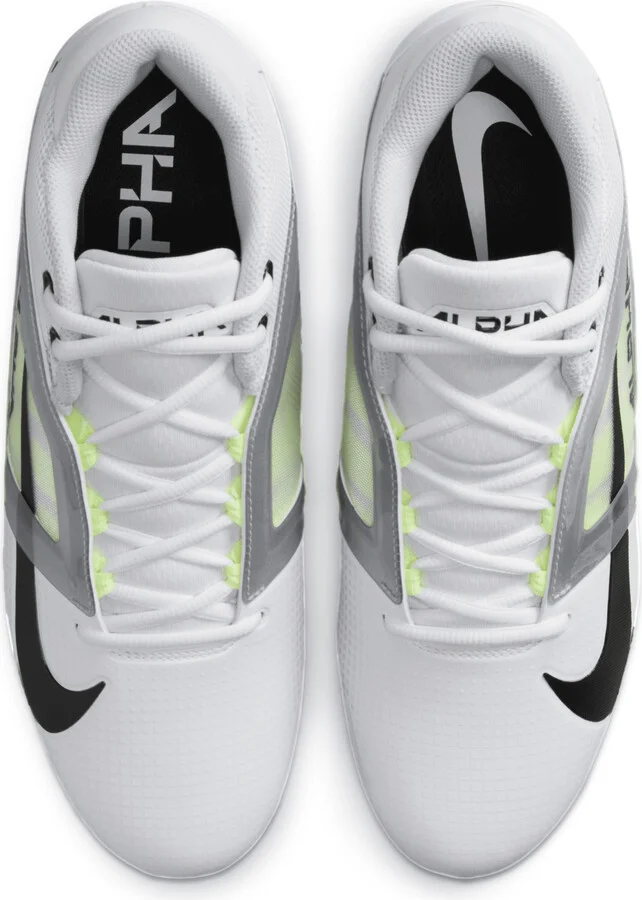 Nike Men's Alpha Menace 4 Pro Football Cleats in White | FD7037-100 - Image 4