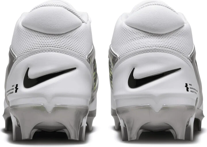 Nike Men's Alpha Menace 4 Pro Football Cleats in White | FD7037-100 - Image 6