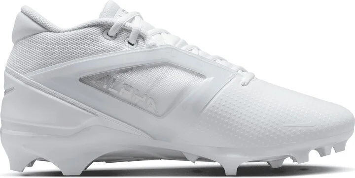 Nike Men's Alpha Menace 4 Pro Football Cleats in White | FD7037-101 - Image 3