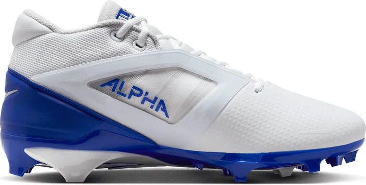Nike Men's Alpha Menace 4 Pro Football Cleats in White | FD7037-103 - Image 3