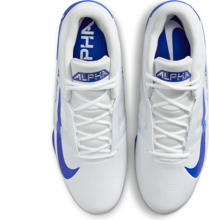 Nike Men's Alpha Menace 4 Pro Football Cleats in White | FD7037-103 - Image 4