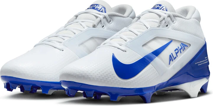 Nike Men's Alpha Menace 4 Pro Football Cleats in White | FD7037-103 - Image 5