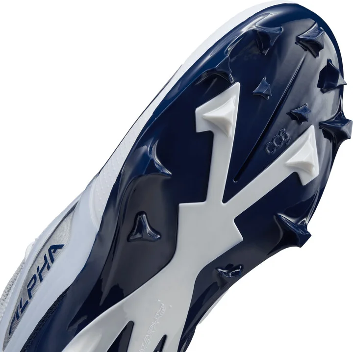 Nike Men's Alpha Menace 4 Pro Football Cleats in White | FD7037-104 - Image 7