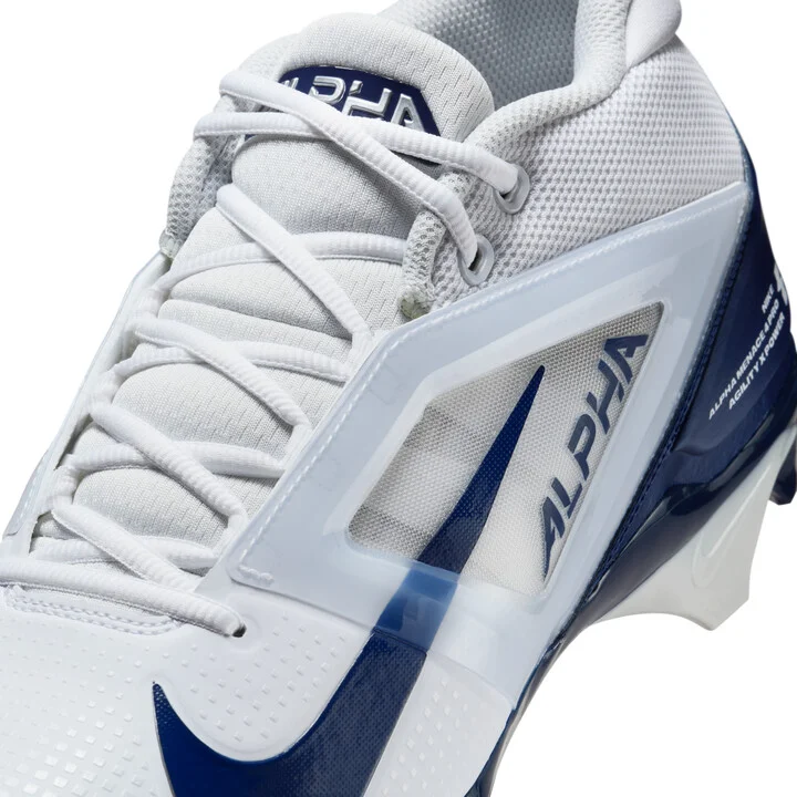 Nike Men's Alpha Menace 4 Pro Football Cleats in White | FD7037-104 - Image 8