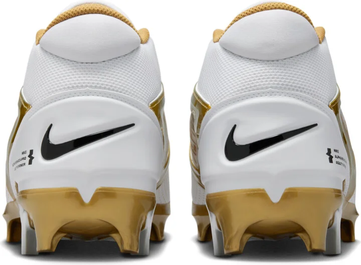 Nike Men's Alpha Menace 4 Pro Football Cleats in White | FD7037-105 - Image 6