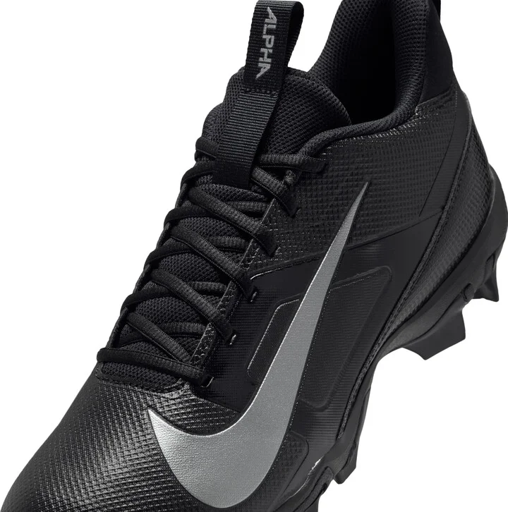 Nike Men's Alpha Menace 4 Shark Football Cleats in Black | FN0028-002 - Image 8