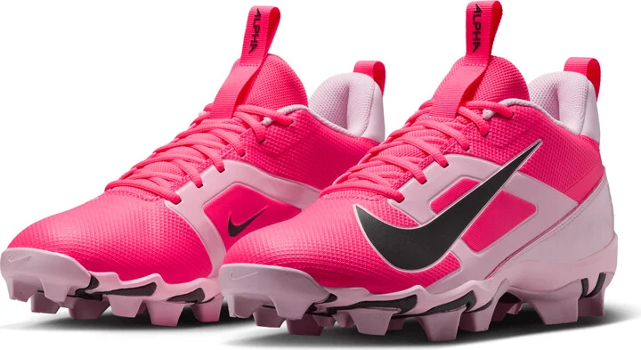 Nike Men's Alpha Menace 4 Shark Football Cleats in Pink | HJ4570-600 - Image 5