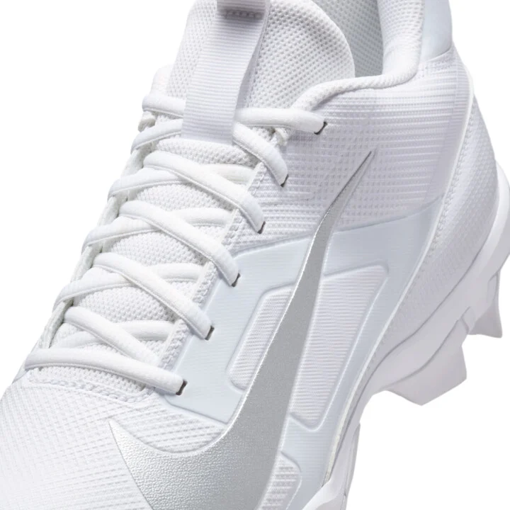 Nike Men's Alpha Menace 4 Shark Football Cleats in White | FN0028-101 - Image 8