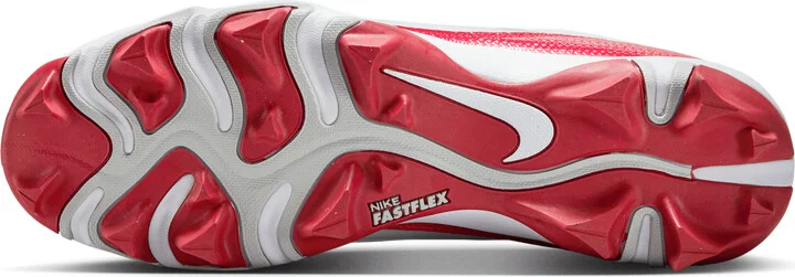 Nike Men's Alpha Menace 4 Shark Football Cleats in White | FN0028-102 - Image 2