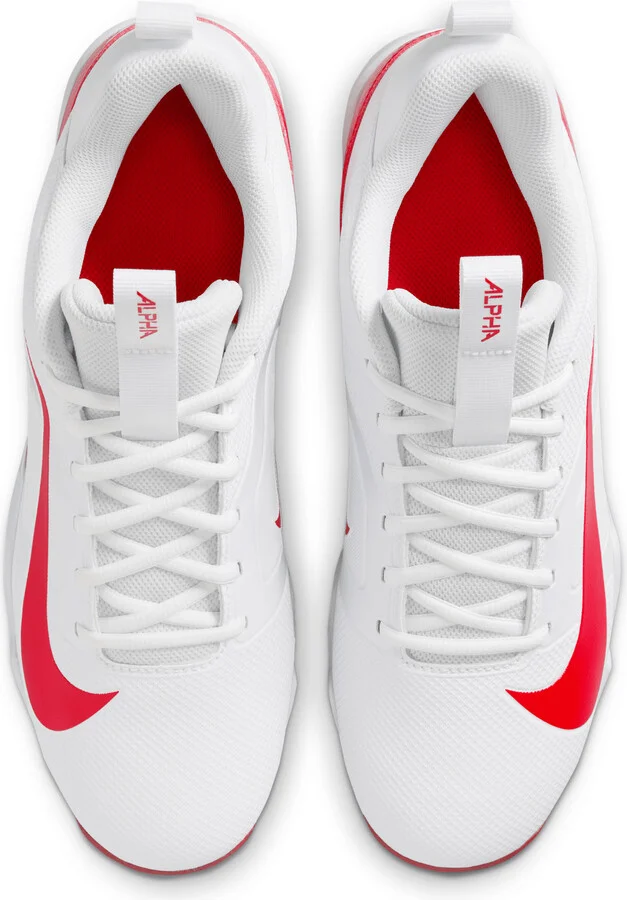 Nike Men's Alpha Menace 4 Shark Football Cleats in White | FN0028-102 - Image 4