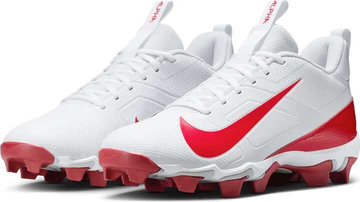 Nike Men's Alpha Menace 4 Shark Football Cleats in White | FN0028-102 - Image 5