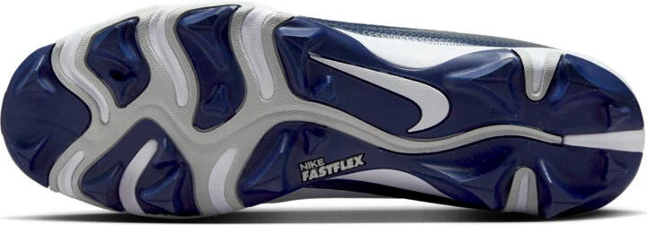 Nike Men's Alpha Menace 4 Shark Football Cleats in White | FN0028-104 - Image 2
