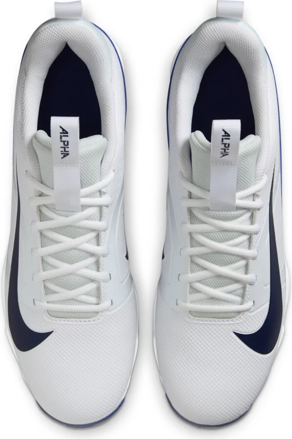 Nike Men's Alpha Menace 4 Shark Football Cleats in White | FN0028-104 - Image 4