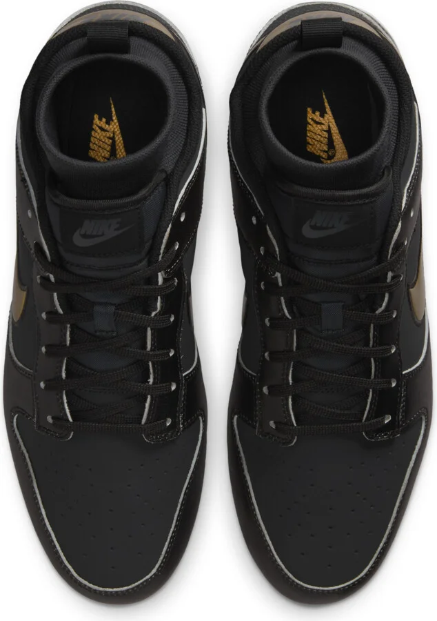 Nike Men's Alpha Menace Dunk Football Cleats in Black | HV6923-001 - Image 4