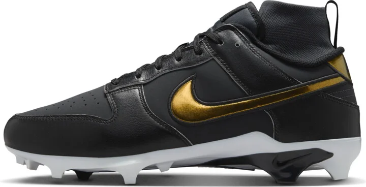 Nike Men's Alpha Menace Dunk Football Cleats in Black | HV6923-001
