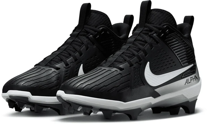 Nike Men's Alpha Menace Strong Football Cleats in Black | II5139-010 - Image 5