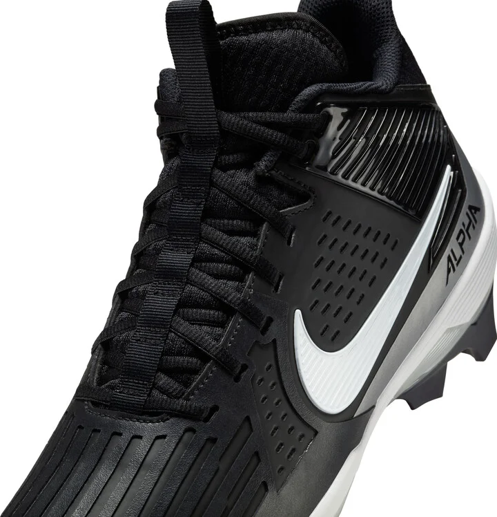 Nike Men's Alpha Menace Strong Football Cleats in Black | II5139-010 - Image 8