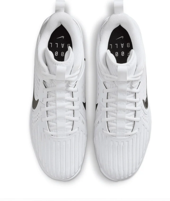 Nike Men's Alpha Menace Strong Football Cleats in White | II5139-100 - Image 4