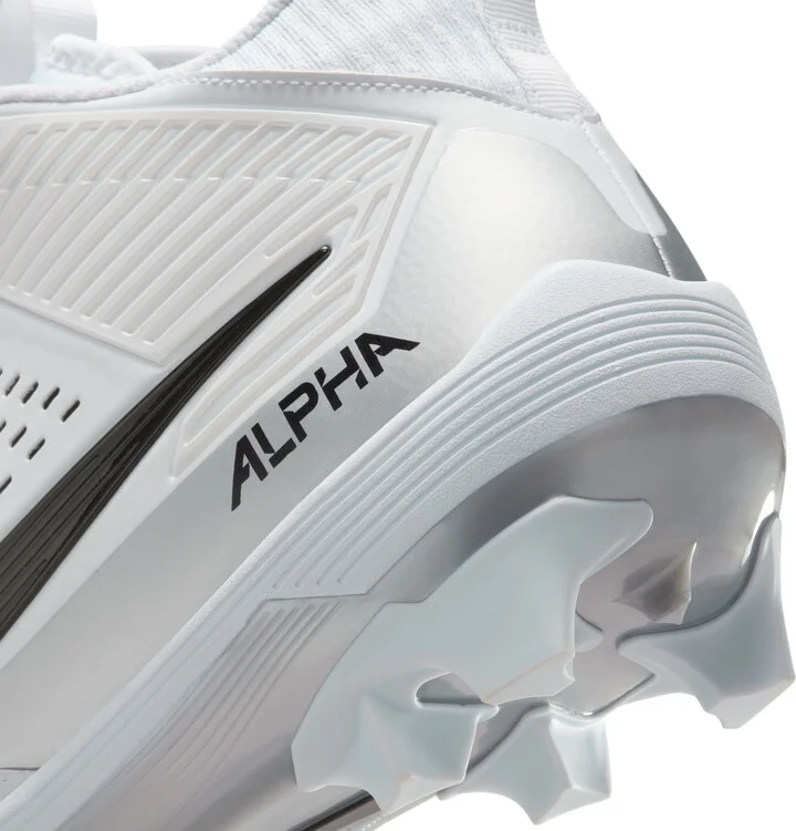Nike Men's Alpha Menace Strong Football Cleats in White | II5139-100 - Image 9