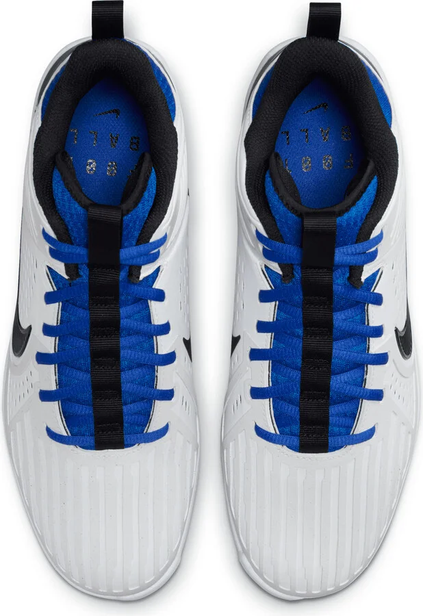 Nike Men's Alpha Menace Strong Football Cleats in White | II5139-101 - Image 4