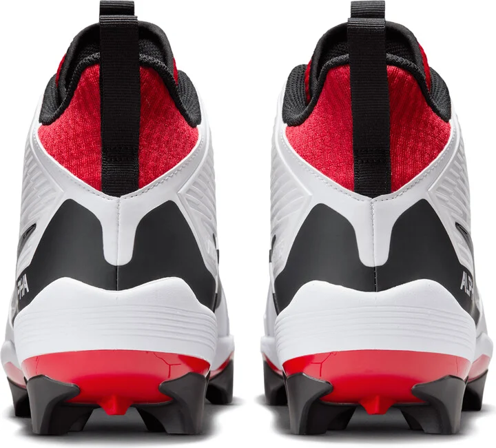 Nike Men's Alpha Menace Strong Football Cleats in White | II5139-102 - Image 6