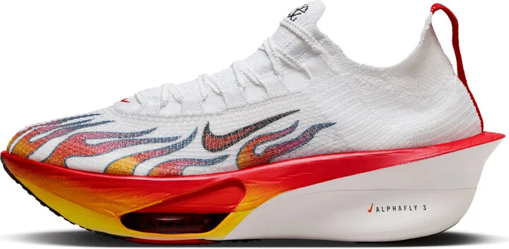 Nike Men's Alphafly 3 Premium Road Racing Shoes in White | HQ3501-100