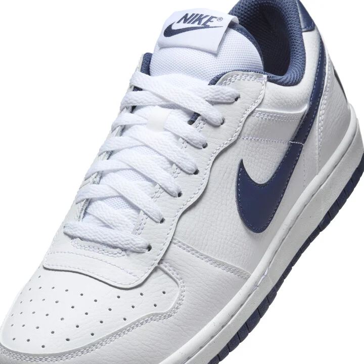 Nike Men's Big Low Shoes in White | 355152-140 - Image 7