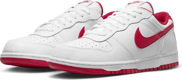 Nike Men's Big Low Shoes in White | 355152-150 - Image 5