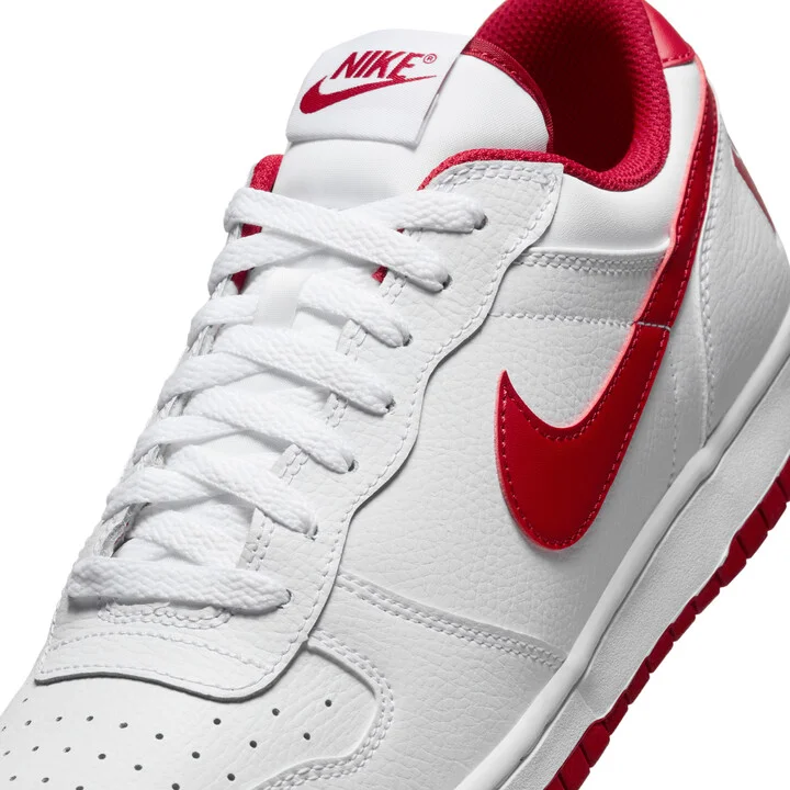 Nike Men's Big Low Shoes in White | 355152-150 - Image 7