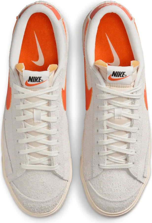 Nike Men's Blazer Low '77 Premium Shoes in White | HF3158-100 - Image 4