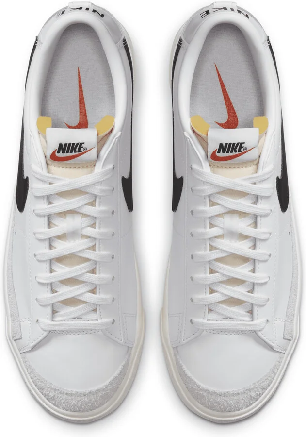 Nike Men's Blazer Low '77 Vintage Shoes in White | DA6364-101 - Image 5