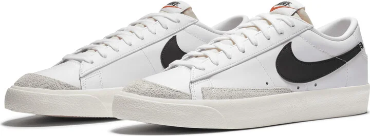 Nike Men's Blazer Low '77 Vintage Shoes in White | DA6364-101 - Image 6