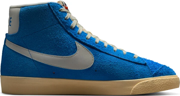 Nike Men's Blazer Mid '77 Premium Shoes in Blue | HF3157-400 - Image 3