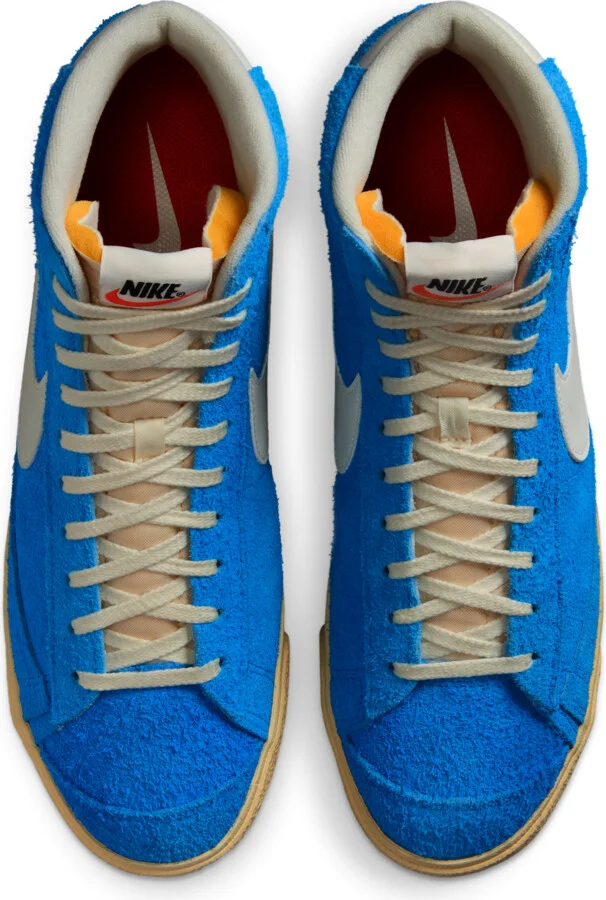 Nike Men's Blazer Mid '77 Premium Shoes in Blue | HF3157-400 - Image 4