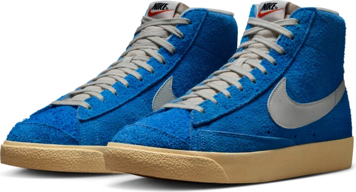 Nike Men's Blazer Mid '77 Premium Shoes in Blue | HF3157-400 - Image 5