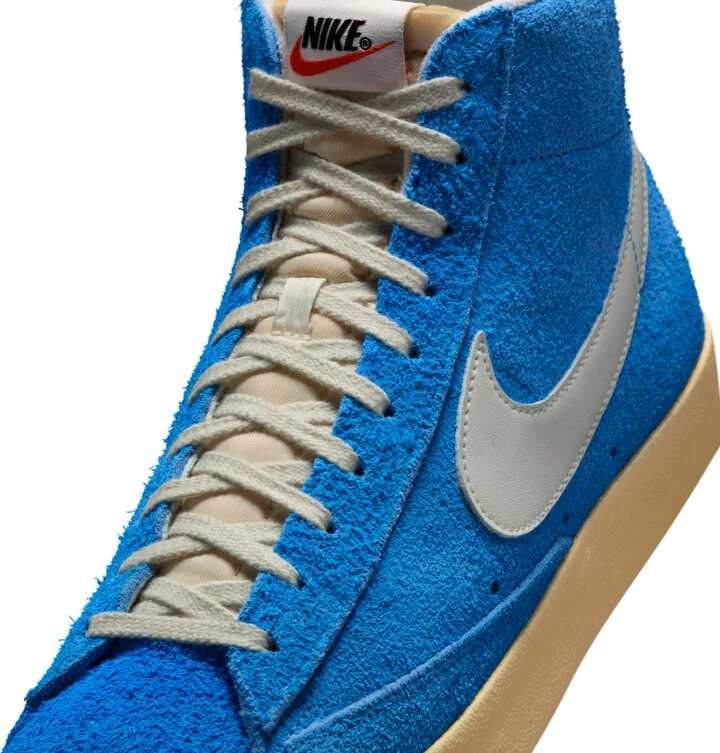 Nike Men's Blazer Mid '77 Premium Shoes in Blue | HF3157-400 - Image 7