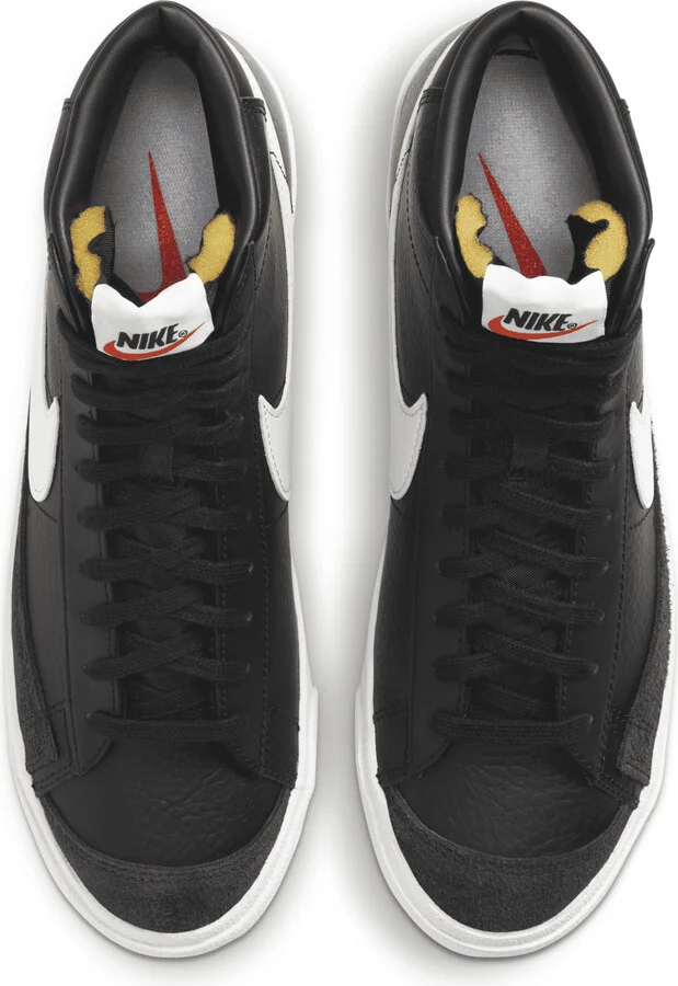 Nike Men's Blazer Mid '77 Vintage Shoes in Black | BQ6806-002 - Image 5