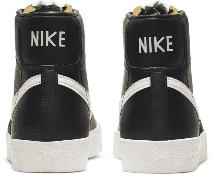 Nike Men's Blazer Mid '77 Vintage Shoes in Black | BQ6806-002 - Image 7