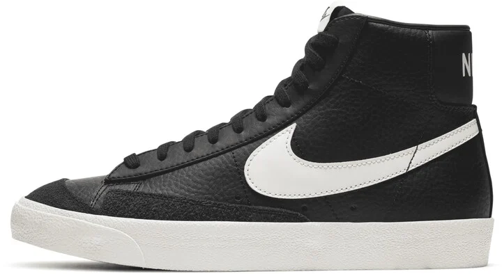 Nike Men's Blazer Mid '77 Vintage Shoes in Black | BQ6806-002