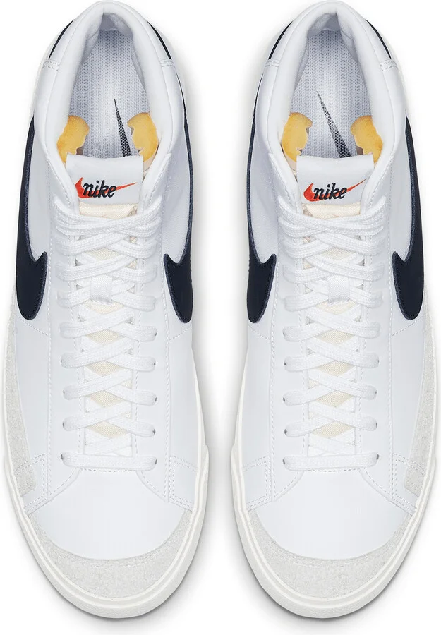 Nike Men's Blazer Mid '77 Vintage Shoes in White | BQ6806-100 - Image 4