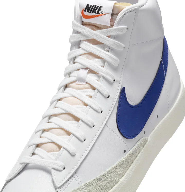 Nike Men's Blazer Mid '77 Vintage Shoes in White | BQ6806-132 - Image 7