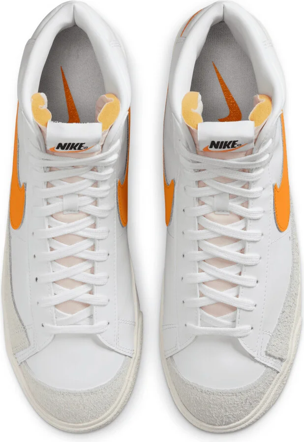 Nike Men's Blazer Mid '77 Vintage Shoes in White | BQ6806-133 - Image 4