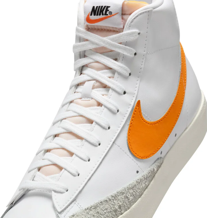 Nike Men's Blazer Mid '77 Vintage Shoes in White | BQ6806-133 - Image 7