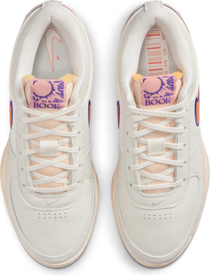Nike Men's Book 1 "Decade" Basketball Shoes in White | FJ4249-106 - Image 4