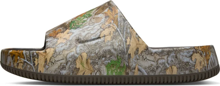 Nike Men's Calm RealTree Slides in Brown | IB2885-200 - Image 2