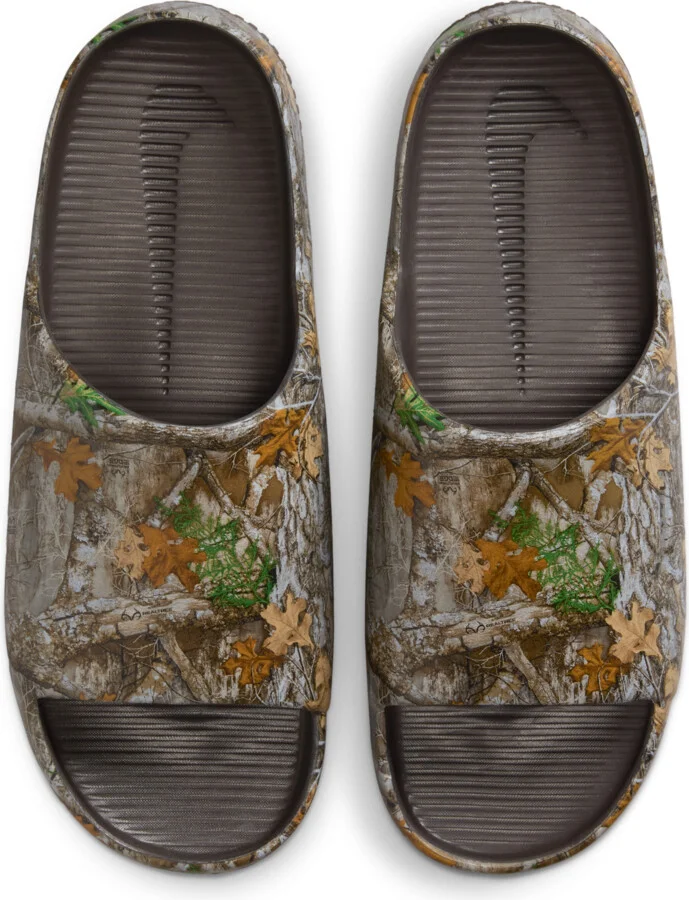 Nike Men's Calm RealTree Slides in Brown | IB2885-200 - Image 5