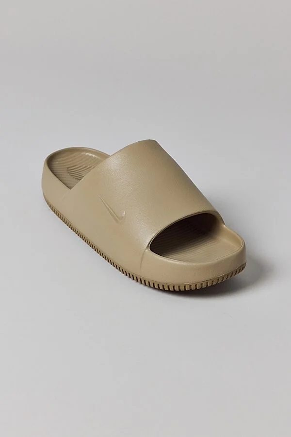 Nike Men's Calm Slide Sandal in Khaki/Khaki - Image 3